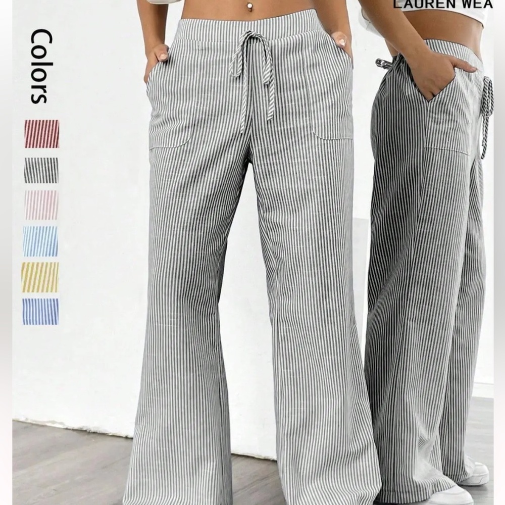 Striped Gray women’s Pants